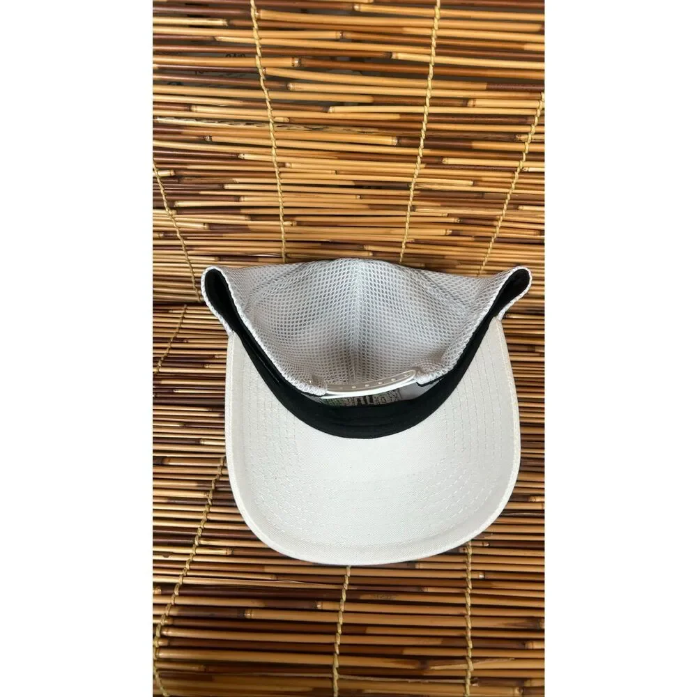 Round Up for Lawns Adjustable New Era Hat White